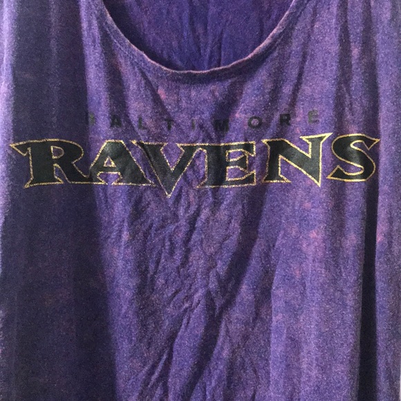 Baltimore Ravens Acid Wash Super Soft Tank Top - Picture 8 of 8